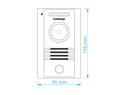 COMMAX CDV-77M bílý/DRC-40K - verze 230Vac