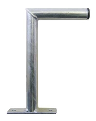 Anténní držák 25 na zeď malý průměr 28mm výška 12cm žár.