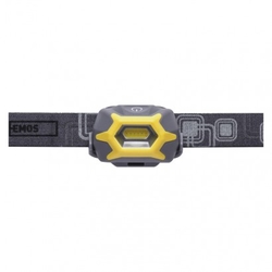 COB LED čelovka Emos P3532, 125 lm, 20m, 3× AAA