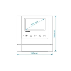 COMMAX CDV-43M barevný videotelefon