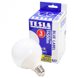 Tesla GL271530-7 LED žárovka GLOBE E27, 15W, 230V, 1450lm, 25 000 hod, 3000K teplá bílá, 270° G95