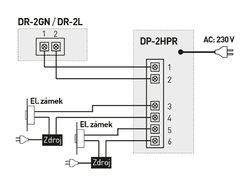 COMMAX DP-2HPRD domácí telefon