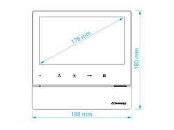 COMMAX CDV-70HD bílý/DRC-40K sada videotelefonu a dveřní stanice