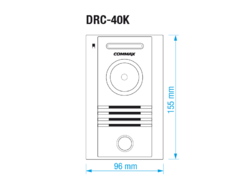 COMMAX CDV-70HD bílý/DRC-40K sada videotelefonu a dveřní stanice