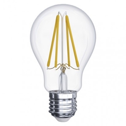 LED žárovka Filament A60 A++ 8W E27 teplá bílá