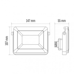 LED reflektor ILIO, 20W
