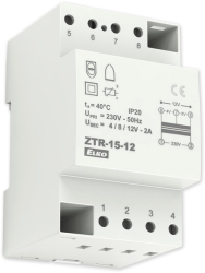 ZTR-15-12 trafo s výstupem 4, 8 ,12 V AC