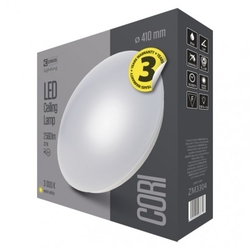 LED přisazené svítidlo Cori, kruhové bílé 32W teplá b., IP44