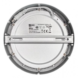 LED panel 170mm, kruhový přisazený stříbrný, 12W neutr. bílá