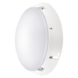 LED přisazené svítidlo, kruhové černá/bílá 14W teplá bílá