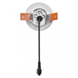 LED panel 75mm, kruhový vestavný bílý, 6W neut. bíla, IP65