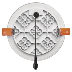 LED panel 155mm, kruhový vestavný bílý, 13W neutr. b., IP65