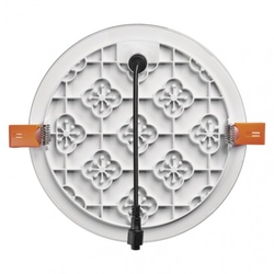 LED panel 185mm, kruhový vestavný bílý, 18W neutr. b., IP65