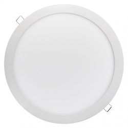 LED panel 297mm, kruhový vestavný bílý, 24W teplá bílá