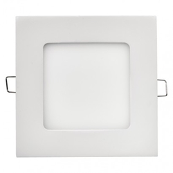 LED panel 120×120, čtvercový vestavný bílý, 6W teplá bílá