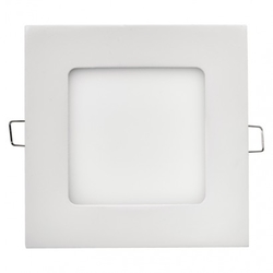 LED panel 120×120, čtvercový vestavný bílý, 6W neutrální b.