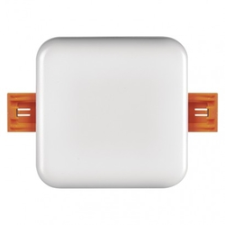LED panel 75×75, čtvercový vestavný bílý, 6W neutr. b., IP65