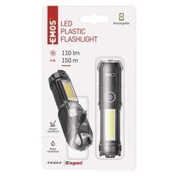 LED nabíjecí plastová svítilna P3213, 110 lm