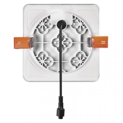 LED panel 125×125, čtvercový vestavný bílý, 11 W neu.b.,IP65