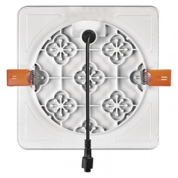 LED panel 155×155, čtvercový vestavný bílý, 13W neut.b.,IP65