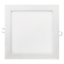 LED panel 220×220, čtvercový vestavný bílý, 18W neutrální b.