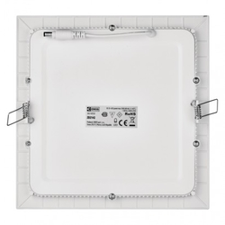 LED panel 220×220, čtvercový vestavný bílý, 18W neutrální b.