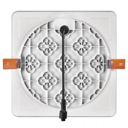 LED panel 185×185, čtvercový vestavný bílý, 18W neut.b.,IP65