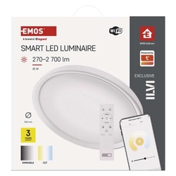 Chytré LED svítidlo GoSmart, přisazené, kruhové, 45W, RGB, stmívatelné, Wi-Fi