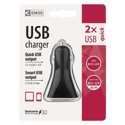 Univerzální USB adaptér do auta 3A (28,5W) max.