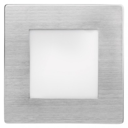 LED orientační vestavné svítidlo 80×80 1,5W neutr. bílá,IP65