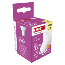 LED žárovka Classic MR16 / GU10 / 3 W (32 W) / 345 lm / teplá bílá
