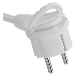 Prodlužovací kabel 1,5 m / 2 zásuvky+2×USB A+1×USB C  / bílý / PVC / 1,5 mm2