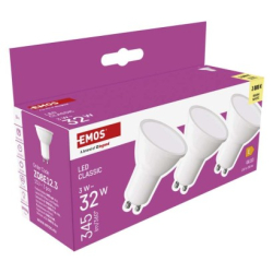 LED žárovka Classic MR16 / GU10 / 3 W (32 W) / 345 lm / teplá bílá