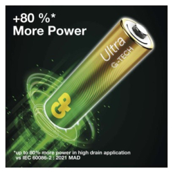 Alkalická baterie GP Ultra AAA (LR03)