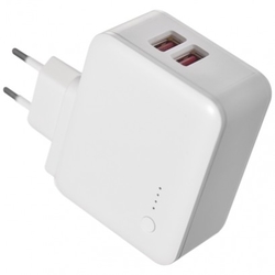 USB adaptér SMART do sítě 2,4A (12W) max. s powerbankou