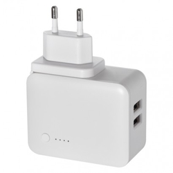 USB adaptér SMART do sítě 2,4A (12W) max. s powerbankou