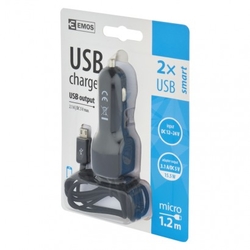 Univerzální USB adaptér do auta 3,1A (15,5W) max., kabelový