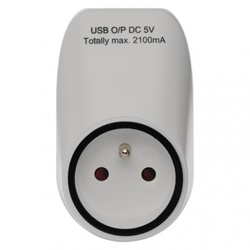 Zásuvka s 2× USB