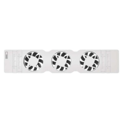 Ventilátor pod radiátor MONO, bílý