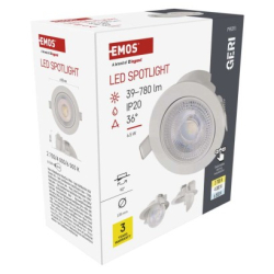 LED bodové svítidlo GERI 6,5W 780LM IP20 CCT bílá