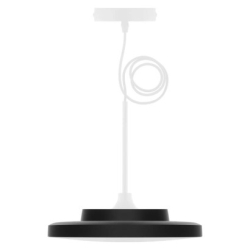 LED přisazené svítidlo DIONI kruhové, černé, 15W, se změnou CCT