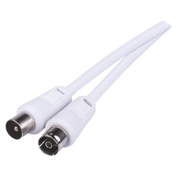 Anténní koaxiální kabel stíněný 5m - rovné vidlice