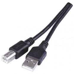 USB kabel 2.0 A vidlice - B vidlice 2m