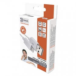 USB kabel 2.0 A/M -  i16P/M 1m bílý
