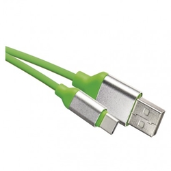 USB kabel 2.0 A/M - C/M 1m zelený