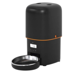 Dávkovač krmiva Pet Care, 4 l, černý