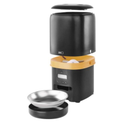 Dávkovač krmiva Pet Care, 4 l, černý