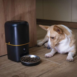 GoSmart dávkovač krmiva s kamerou, 4 l, černý, Wi-Fi