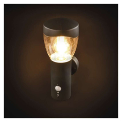 LED zahradní nástěnné svítidlo, 16,4 x 12 x 29,5 cm, 1 x E27, 15 W