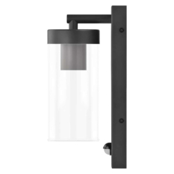 LED zahradní nástěnné svítidlo s čidlem soumraku, 12,8 x 8 x 27 cm, 1 x E27, 15 W